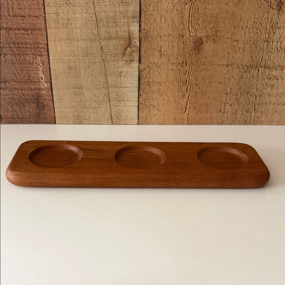 Teak Wooden Trays Set of 2 - Picture 7 of 11
